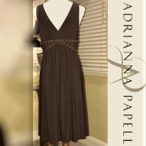 ADRIANNA PAPELL Embellished Sleeveless Dress NWT